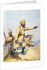 Soldiers of the 24th Punjabis Malikdin Khel and Subadar, Jay Sikh by Alfred Crowdy Lovett