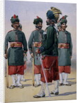 Soldiers of the 127th Queen Mary's Own Baluch Light Infantry by Alfred Crowdy Lovett