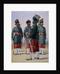 Soldiers of the 127th Queen Mary's Own Baluch Light Infantry by Alfred Crowdy Lovett
