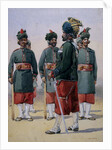 Soldiers of the 127th Queen Mary's Own Baluch Light Infantry by Alfred Crowdy Lovett