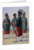Soldiers of the 127th Queen Mary's Own Baluch Light Infantry by Alfred Crowdy Lovett