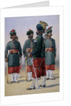 Soldiers of the 127th Queen Mary's Own Baluch Light Infantry by Alfred Crowdy Lovett