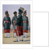 Soldiers of the 127th Queen Mary's Own Baluch Light Infantry by Alfred Crowdy Lovett