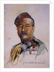 Subadar-Major Gurung Gurkha by Alfred Crowdy Lovett