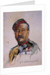 Subadar-Major Gurung Gurkha by Alfred Crowdy Lovett