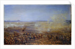 The Advance of French Cavalry Brigade to Relieve Kimberley, 13 February 1900 by Godfrey Douglas Giles