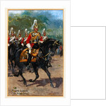 1st Life Guards, On Royal Escort, 1905 circa by Harry Payne