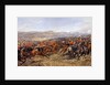 The Charge of the Heavy Brigade at the Battle of Balaclava, 25 October 1854, 1897 by Godfrey Douglas Giles