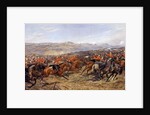 The Charge of the Heavy Brigade at the Battle of Balaclava, 25 October 1854, 1897 by Godfrey Douglas Giles