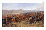 The Charge of the Heavy Brigade at the Battle of Balaclava, 25 October 1854, 1897 by Godfrey Douglas Giles