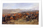 The Charge of the Heavy Brigade at the Battle of Balaclava, 25 October 1854, 1897 by Godfrey Douglas Giles