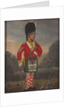 Sergeant, 92nd Highlanders, 1816 circa by Unknown Artist