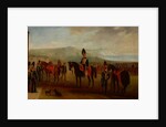 15th The Kings Hussars drawn up in review order, 1837 circa by Henry Martens