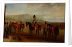 15th The Kings Hussars drawn up in review order, 1837 circa by Henry Martens