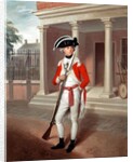 Lieutenant George Belson, Corps of Marines, Chatham, c.1780 by Richard Livesay