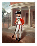 Lieutenant George Belson, Corps of Marines, Chatham, c.1780 by Richard Livesay