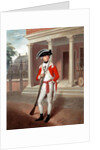 Lieutenant George Belson, Corps of Marines, Chatham, c.1780 by Richard Livesay