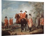 Two Horses of the Regiment, 25th Regiment of Foot, Menorca, c.1769 by Giuseppe Chiesa