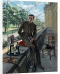 Rex Whistlers self-portrait in Welsh Guards uniform, May 1940 by Rex Whistler