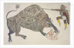 Bison hunt by Frederick Gokliz