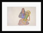 Woman and baby in cradleboard by Frederick Gokliz
