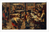 The Rent Collectors by Pieter the Younger Brueghel