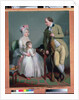 Mr and Mrs Custance of Norwich and their Daughter Frances, c.1786 by William Beechey