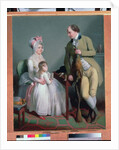 Mr and Mrs Custance of Norwich and their Daughter Frances, c.1786 by William Beechey