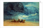 Storm on Yarmouth Beach, 1831 by John Sell Cotman