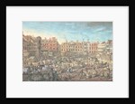 Norwich Market Place, 1799 by Robert Dighton