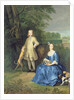 Portrait of Master Edward and Miss Mary Macro, 1733 by Peter Tillemans