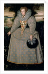 Portrait of Elizabeth Buxton c.1588-90 by Robert