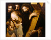 Christ and the Two Thieves by Michiel I (circle of) Coxie or Coxcie