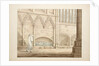 Ms. New Coll 380, f8r. The antiquities of the Cathedral Church of Saint Mary, Carlisle, drawn by Robert Carlile, 1795 by Robert Carlile