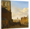 The Fish Market and he Grote Kerk at Haarlem, c.1675-1680 by Gerrit Adriaensz Berckheyde