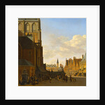 The Fish Market and he Grote Kerk at Haarlem, c.1675-1680 by Gerrit Adriaensz Berckheyde