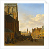 The Fish Market and he Grote Kerk at Haarlem, c.1675-1680 by Gerrit Adriaensz Berckheyde