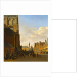 The Fish Market and he Grote Kerk at Haarlem, c.1675-1680 by Gerrit Adriaensz Berckheyde
