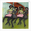 Panama Dancers, 1910-1911 by Ernst Ludwig Kirchner