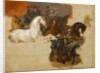 Race of the Riderless Horses, c.1820 by Emile Jean Horace Vernet
