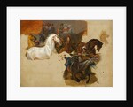 Race of the Riderless Horses, c.1820 by Emile Jean Horace Vernet