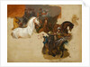 Race of the Riderless Horses, c.1820 by Emile Jean Horace Vernet