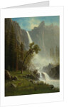 Bridal Veil Falls, Yosemite, c.1871-1873 by Albert Bierstadt
