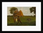 Weaning the Calf, 1875 by Winslow Homer