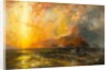 Fiercely the red sun descending/Burned his way along the heavens, 1875-1876 by Thomas Moran