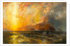 Fiercely the red sun descending/Burned his way along the heavens, 1875-1876 by Thomas Moran