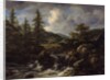 wooded Landscape with Waterfall, c.1665-1670 by Jacob Isaaksz. or Isaacksz. van Ruisdael