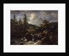wooded Landscape with Waterfall, c.1665-1670 by Jacob Isaaksz. or Isaacksz. van Ruisdael