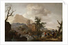 Stag Hunt in a River, c.1650-1655 by Philips Wouwermans or Wouwerman