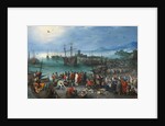 Harbor Scene with St. Paul's Departure from Caesarea, 1596 by Jan the Elder Brueghel